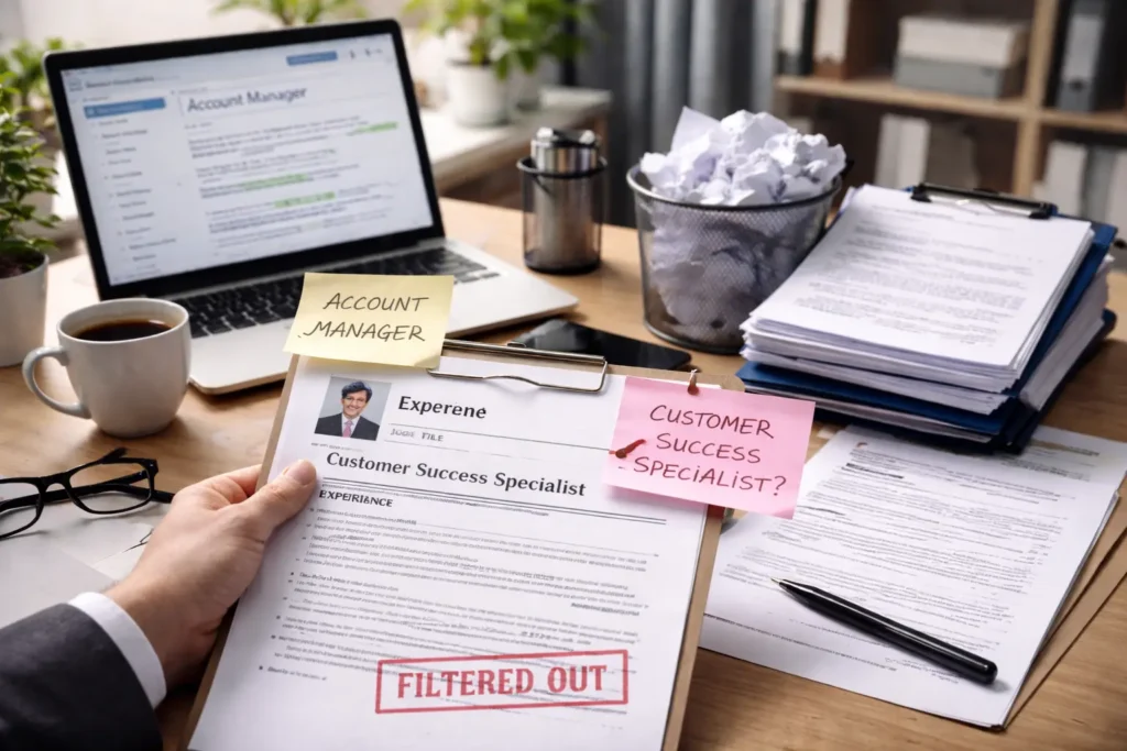 Resume mismatch results in rejection